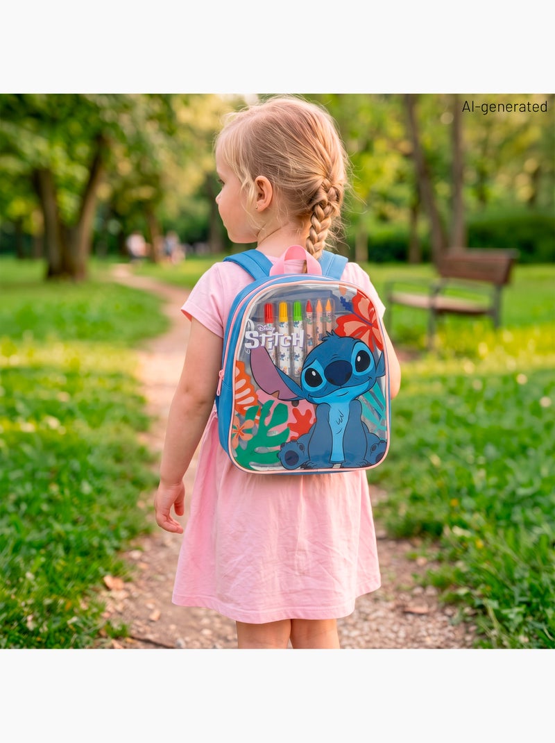 Stitch tekenset met rugzak N.v.t. - Kiabi
