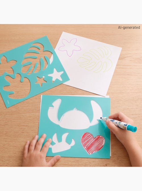 Stitch tekenset met rugzak - Kiabi