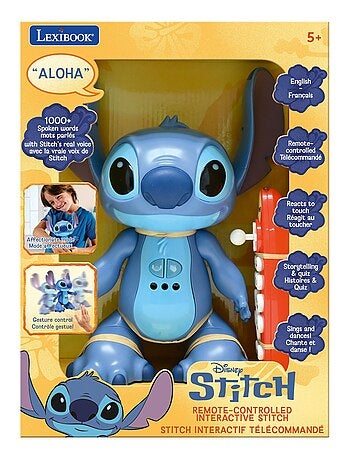 Stitchi1 robot stitch télécommandé bilingue et intéractif, avec la vraie voix de stitch