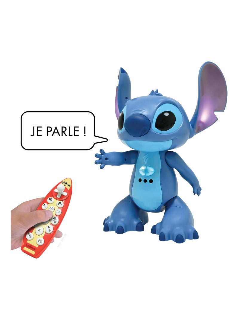 Stitchi1 robot stitch télécommandé bilingue et intéractif, avec la vraie voix de stitch Bleu - Kiabi