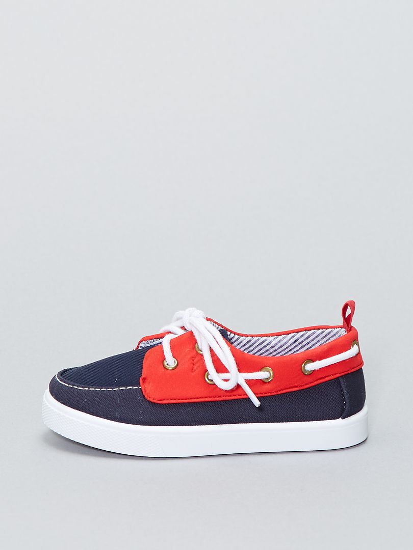 Stoffen bootschoenen - rood - Kiabi - 12.00€