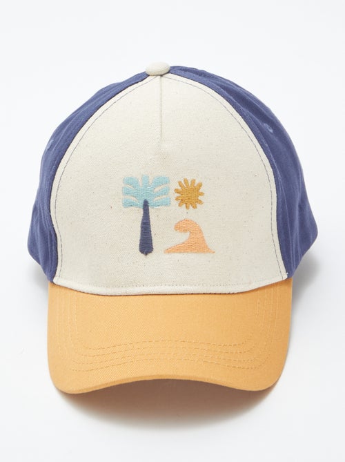 Stoffen pet met borduursels - Kiabi