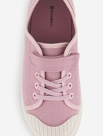 Stoffen sneakers met dambordprint