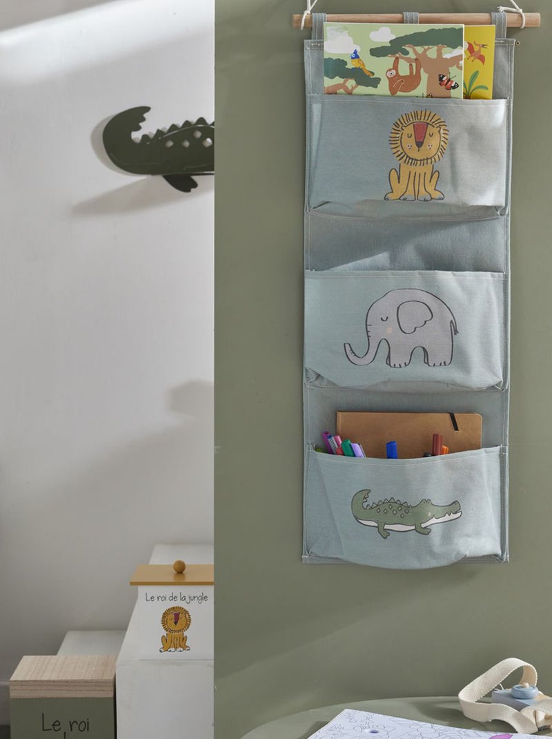 Stoffen wandorganizer BLAUW - Kiabi