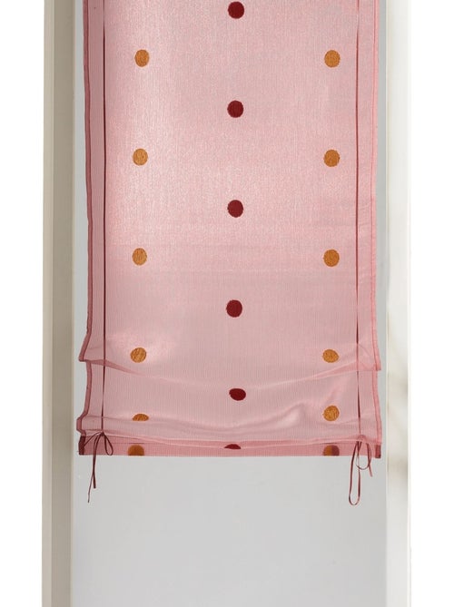 Store à remonter en organza jacquard à pois - Kiabi