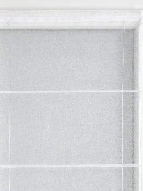 Store bateau en étamine blanc - Kiabi Store bateau en étamine blanc - Kiabi