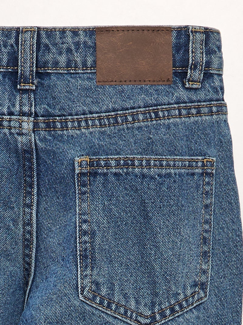 Straight-fit 5-pocketjeans BLAUW - Kiabi