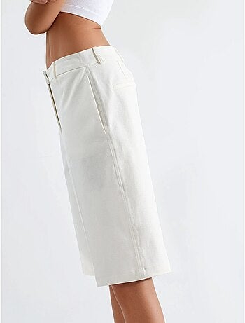 Straight fit bermudashorts (zonder riem) hiccup
