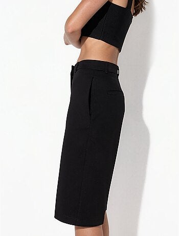 Straight fit bermudashorts (zonder riem) hiccup