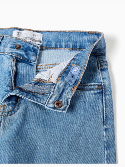Straight fit denim broek met 5 zakken - Kiabi Straight fit denim broek met 5 zakken - Kiabi