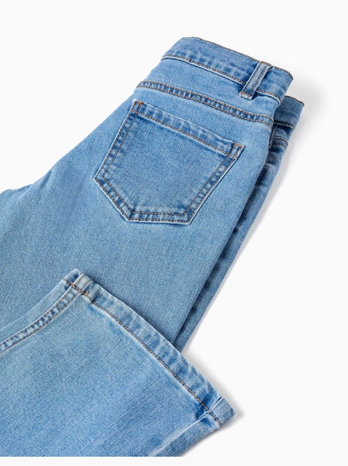 Straight fit denim broek met 5 zakken - Kiabi Straight fit denim broek met 5 zakken - Kiabi