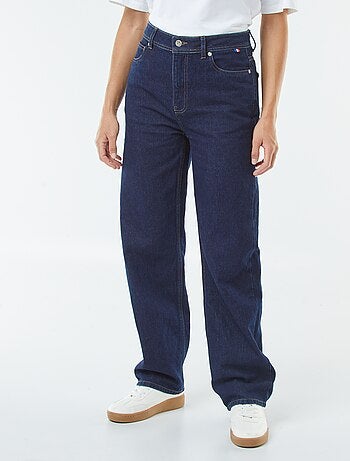 Straight-fit jeans met hoge taille