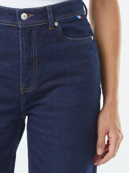 Straight-fit jeans met hoge taille - Kiabi