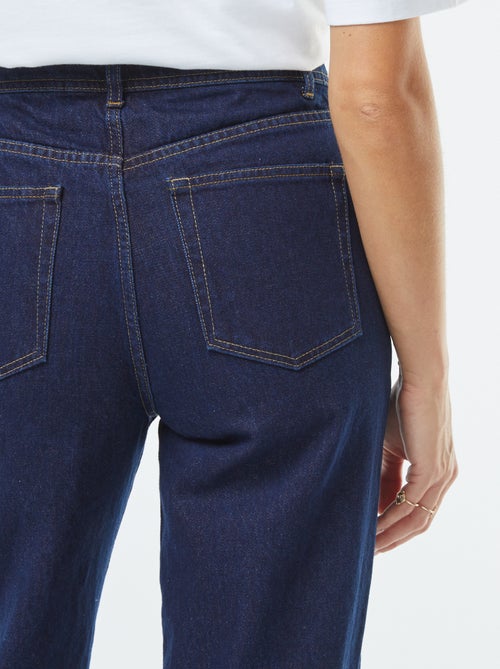 Straight-fit jeans met hoge taille - Kiabi