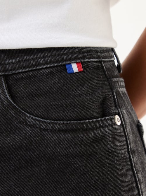 Straight-fit jeans met hoge taille - Kiabi