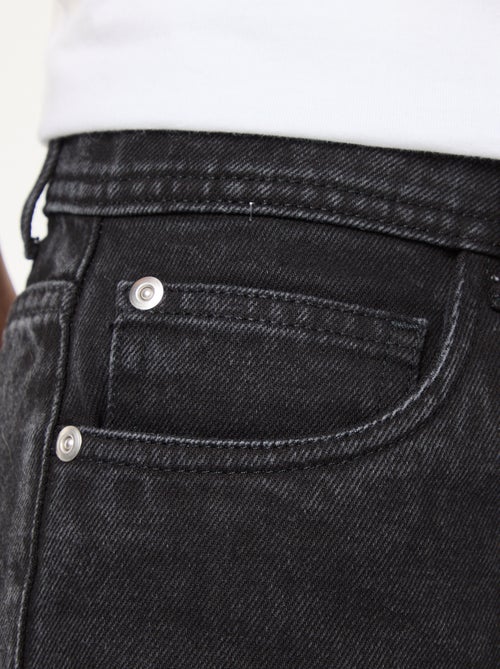 Straight-fit jeans met hoge taille - Kiabi