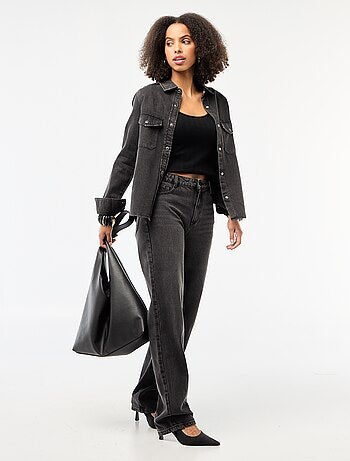 Straight-fit jeans / recht model met hoge taille - L32