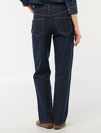 Straight-fit jeans van katoenen spijkerstof