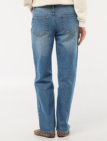 Straight-fit jeans van katoenen spijkerstof