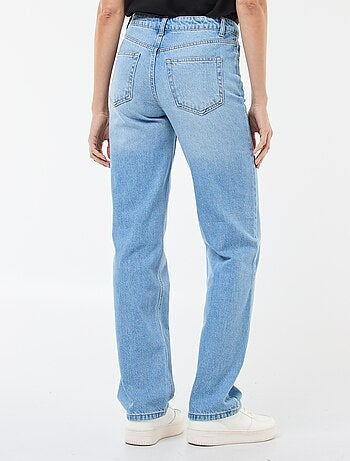Straight-fit jeans van katoenen spijkerstof