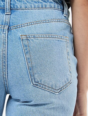 Straight-fit jeans van katoenen spijkerstof