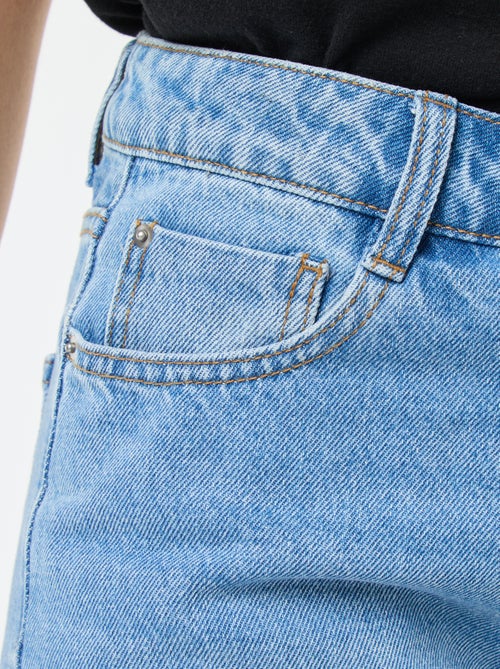 Straight-fit jeans van katoenen spijkerstof - Kiabi