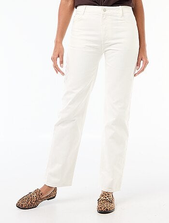 Straight-fit jeans van katoenen spijkerstof