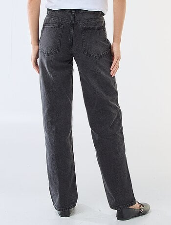 Straight-fit jeans van katoenen spijkerstof