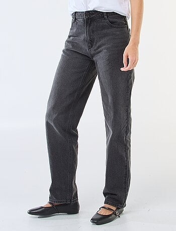 Straight-fit jeans van katoenen spijkerstof