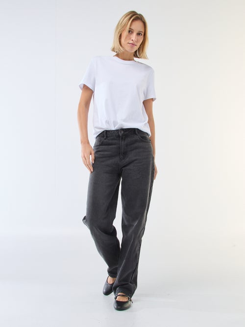 Straight-fit jeans van katoenen spijkerstof - Kiabi