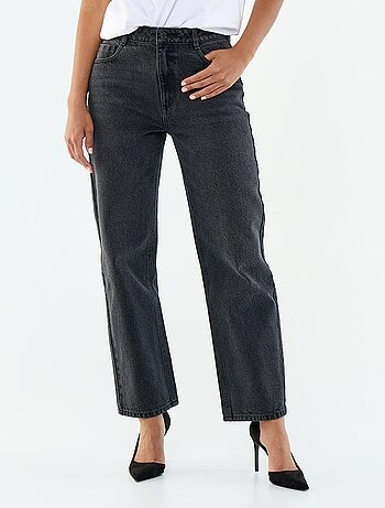 Straight-fit jeans van katoenen spijkerstof