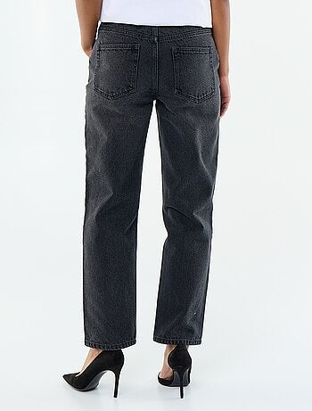 Straight-fit jeans van katoenen spijkerstof