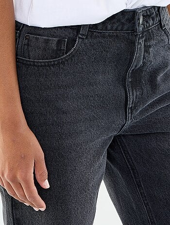Straight-fit jeans van katoenen spijkerstof