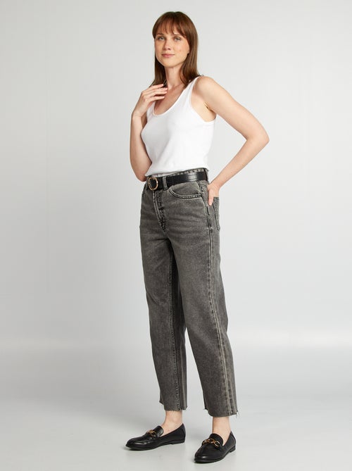 Straight-fit katoenen jeans - Kiabi