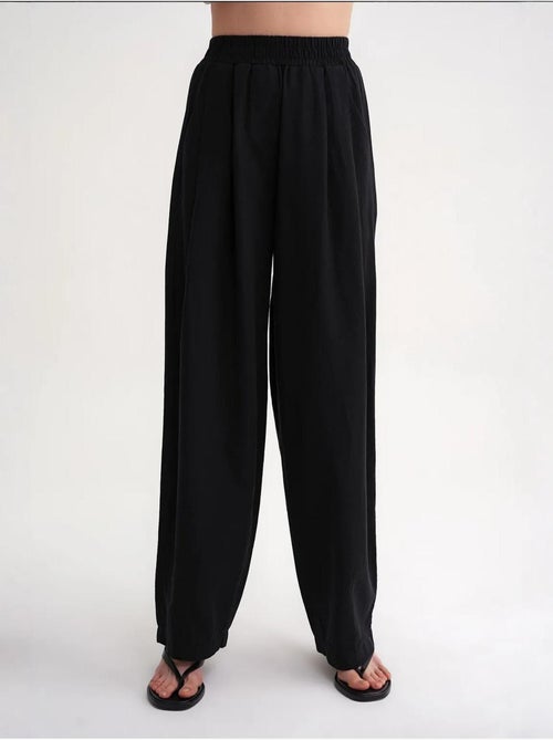 Straight fit linnen broek mixray - Kiabi