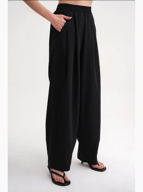 Straight fit linnen broek mixray - Kiabi
