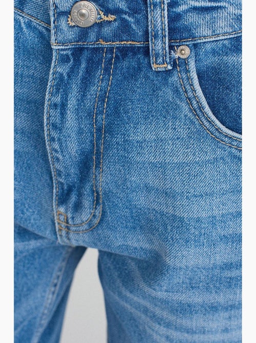 Straight jeans van katoen-denim met hoge taille dilvin - Kiabi Straight jeans van katoen-denim met hoge taille dilvin - Kiabi