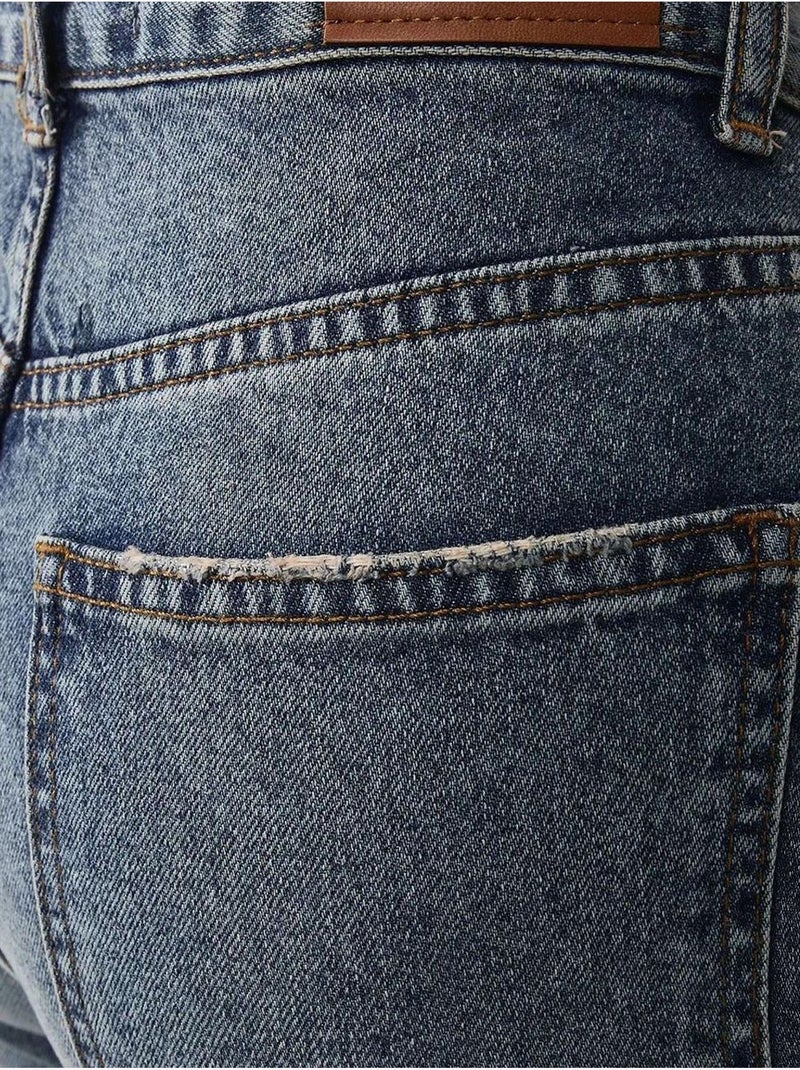 Straight leg denim jeans hiccup Blauw - Kiabi
