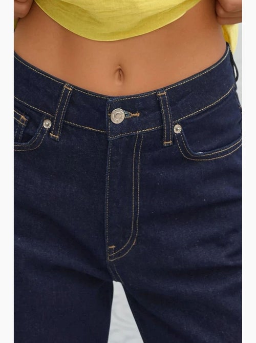 Straight leg denim jeans hiccup - Kiabi