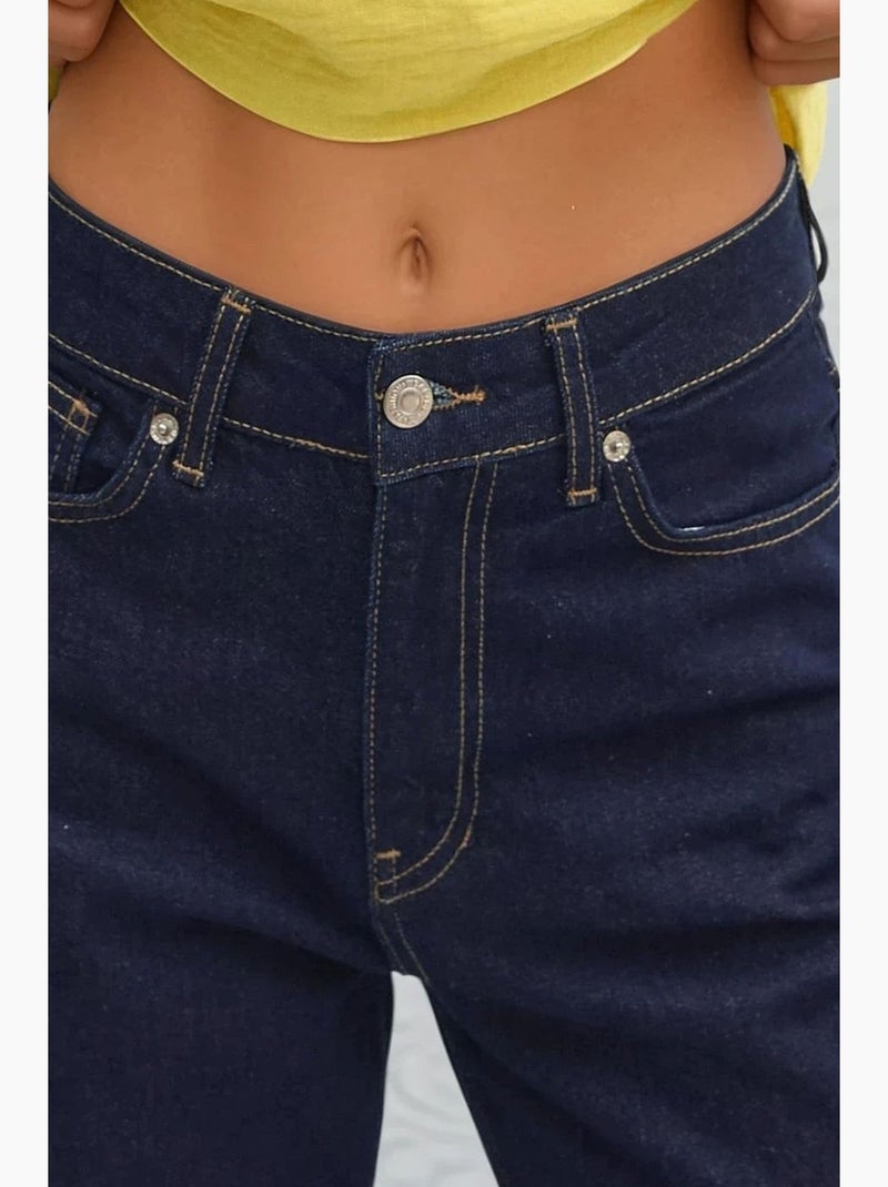 Straight leg denim jeans hiccup Blauwgrijs - Kiabi