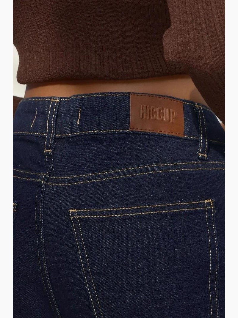 Straight leg denim jeans hiccup Blauwgrijs - Kiabi