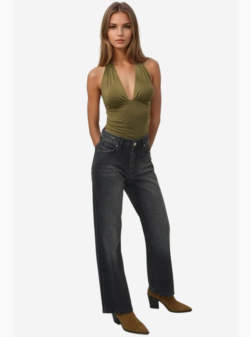 Straight leg denim jeans hiccup - Kiabi Straight leg denim jeans hiccup - Kiabi