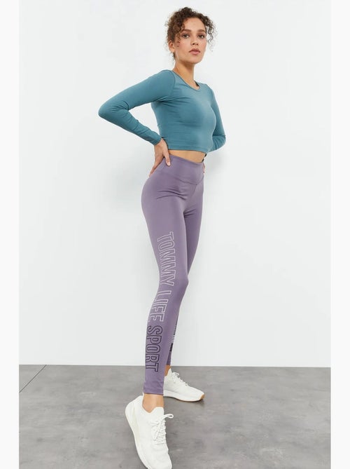 Strak crop top met lange mouwen tommy - Kiabi Strak crop top met lange mouwen tommy - Kiabi