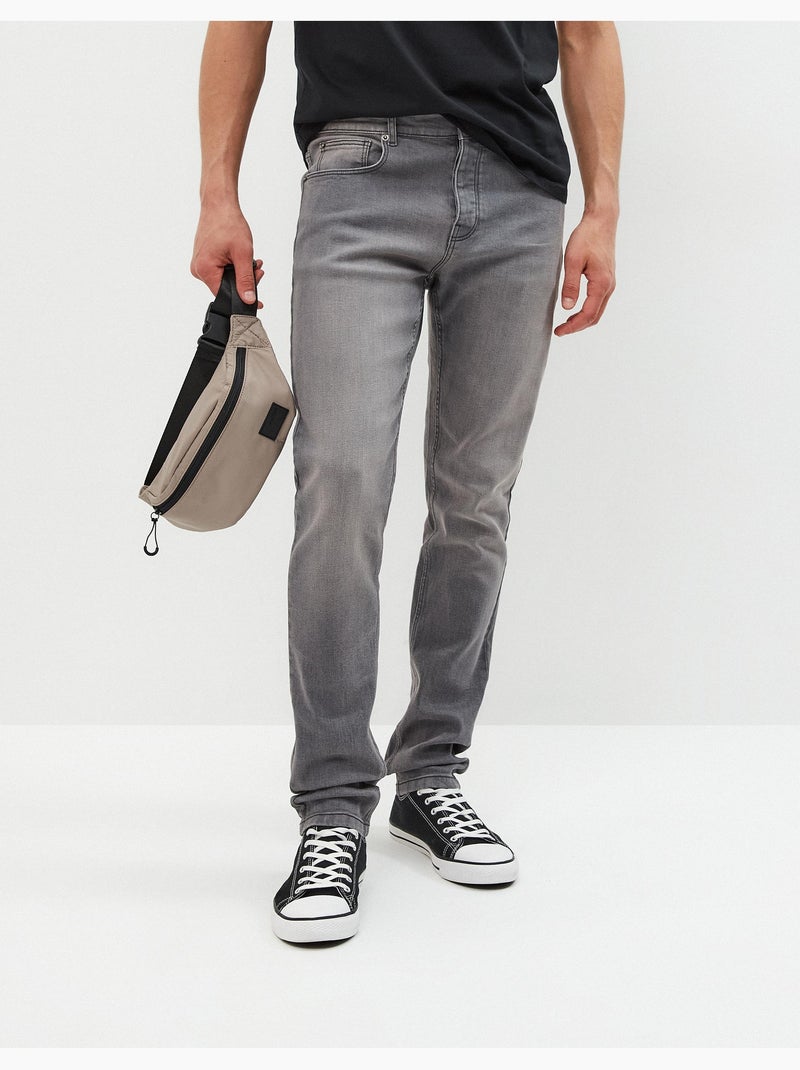 Strakke broek, MO Fashion Grijs - Kiabi
