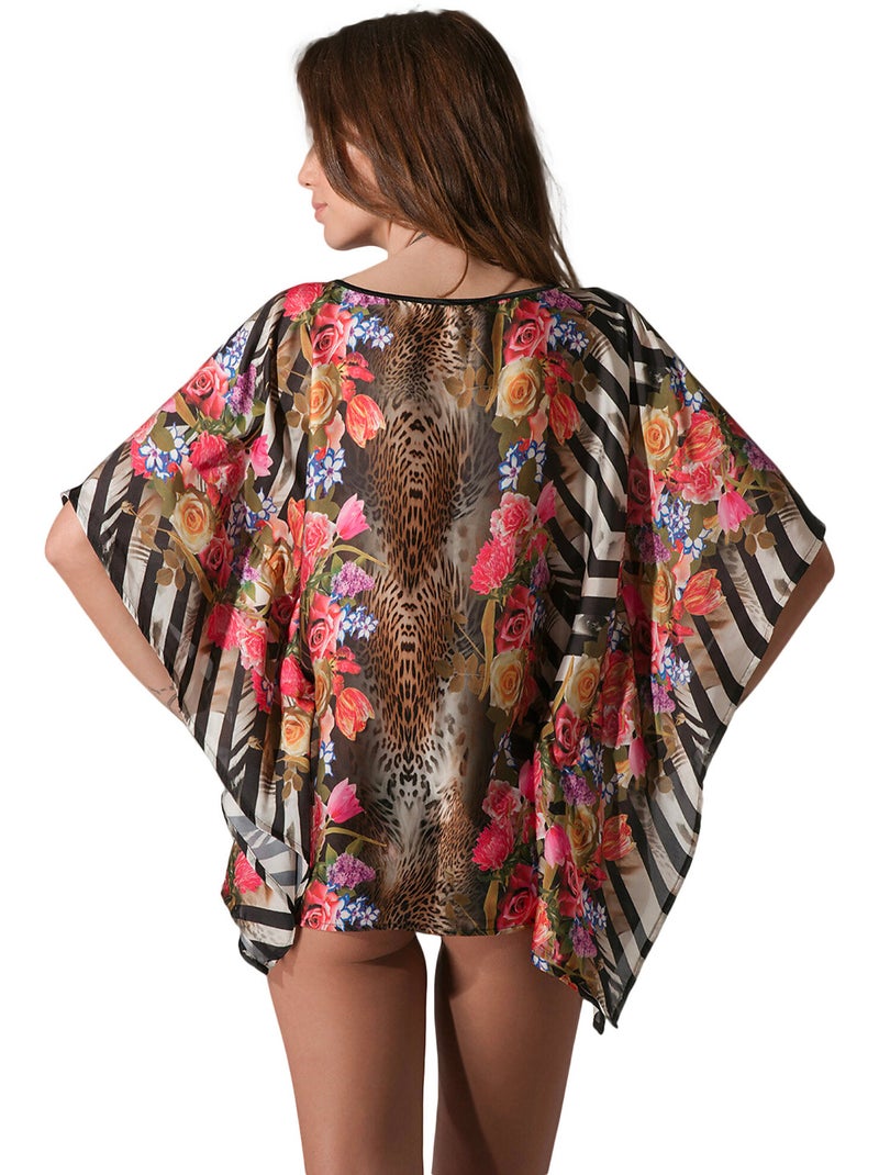 Strand kaftan feline Multicolor - Kiabi