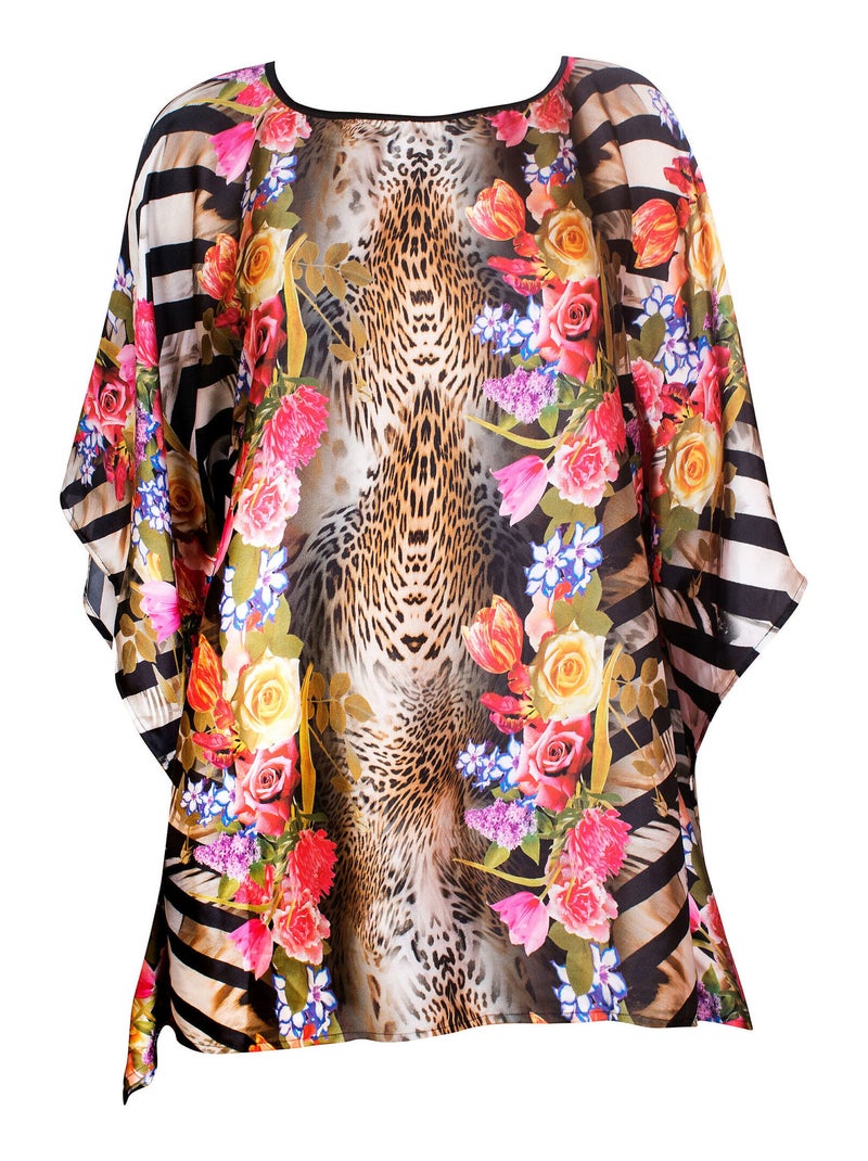 Strand kaftan feline Multicolor - Kiabi