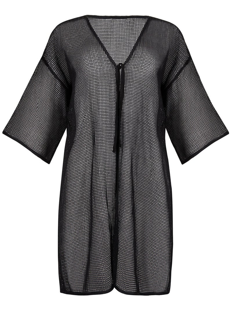 Strand kaftan malaga Zwart - Kiabi