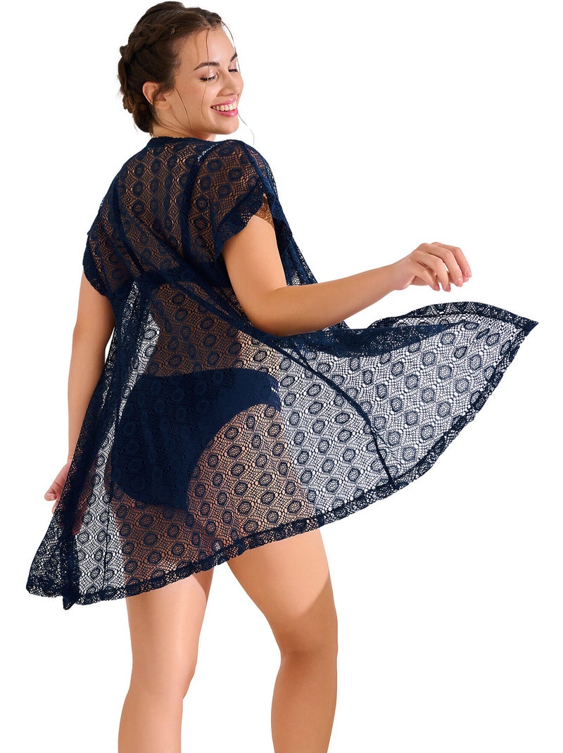 Strand kaftan sorrento Blauw - Kiabi