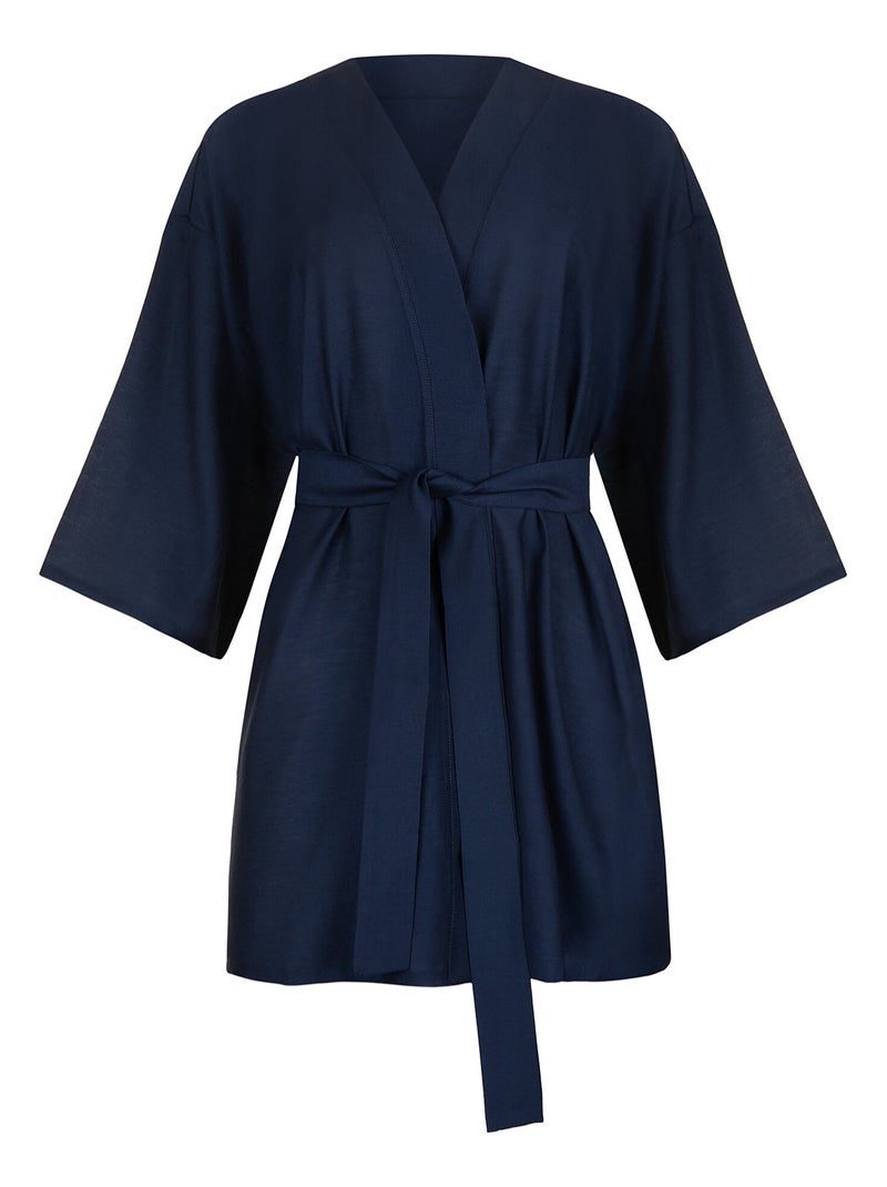 Strand kaftan tanzania Blauw - Kiabi