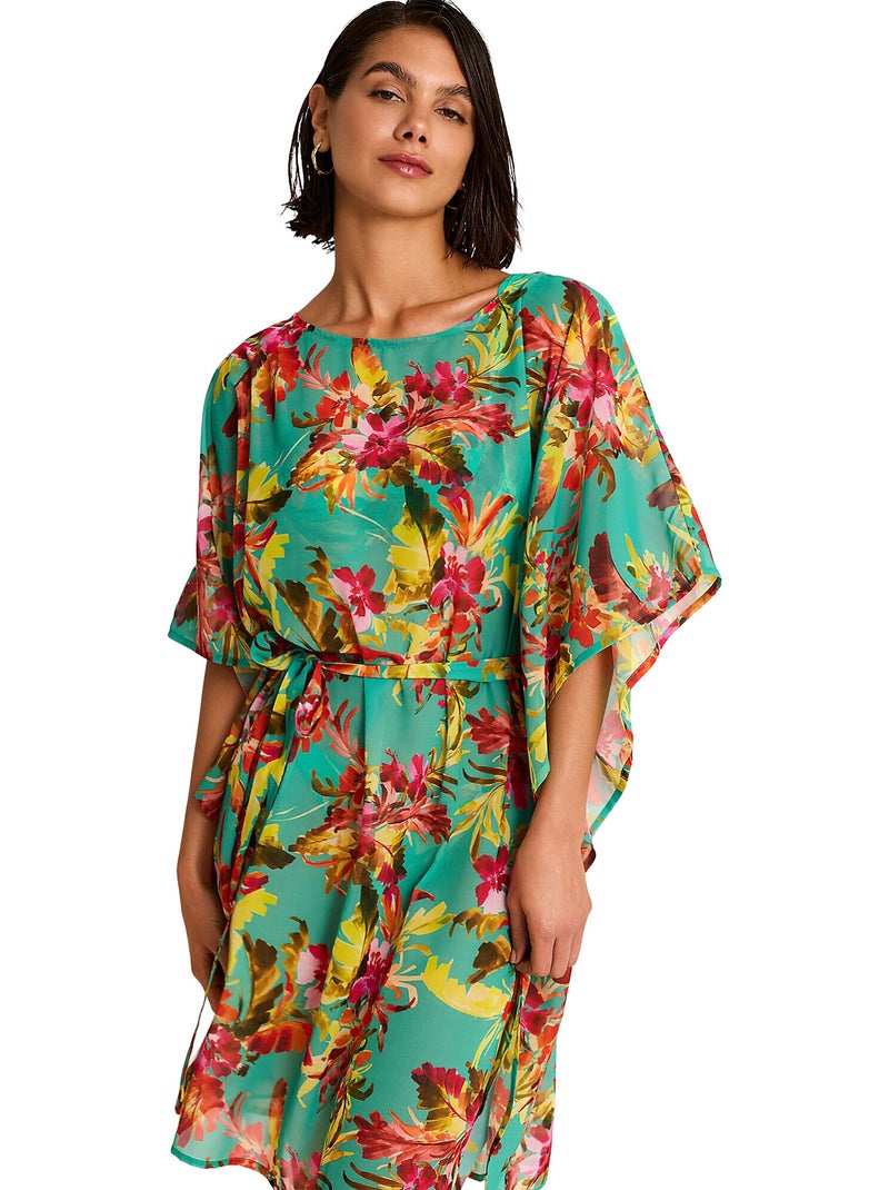 Strand kaftan tropico Groen - Kiabi